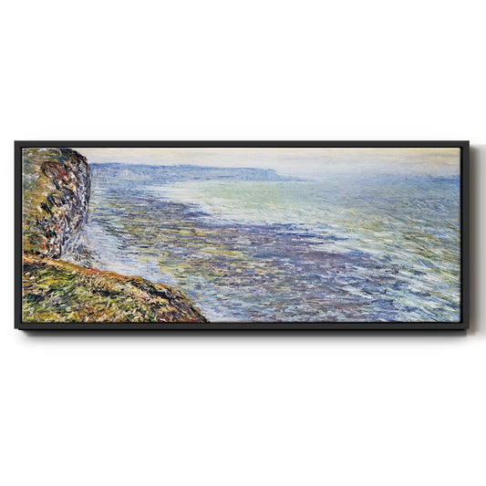 Seascape Near Fecamp, 1881 - Floater Framed Canvas Print