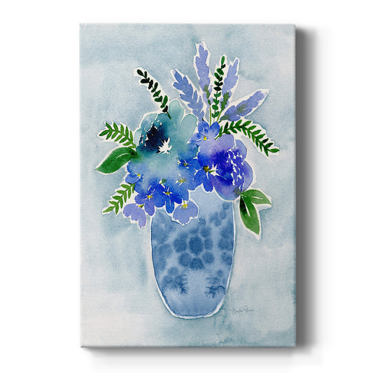 Blue Bouquet I - Canvas Art Print