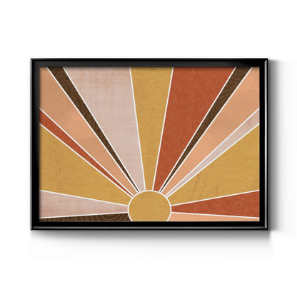 Sedona Sunrise - Modern Framed Canvas Print