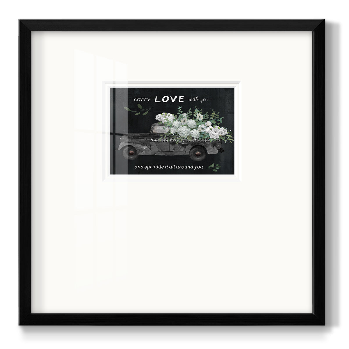 Carry Love Premium Framed Print Double Matboard