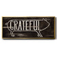 Grateful Pig - Floater Framed Canvas Print