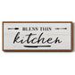 Bless this Kitchen - Floater Framed Canvas Print