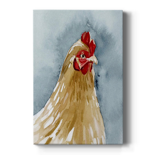 Chicken Portrait II - Canvas Art Print