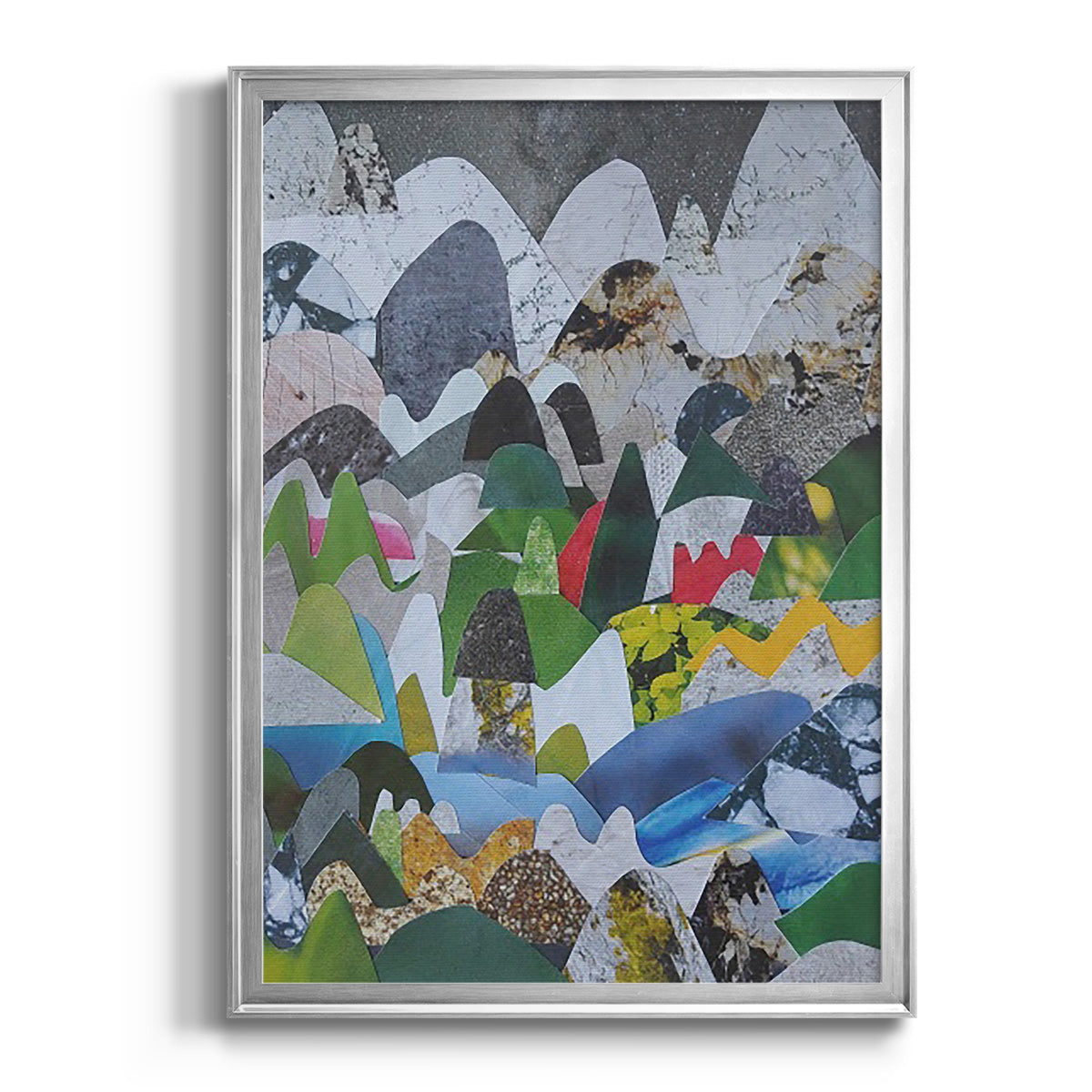 High Sierras - Modern Framed Canvas Print