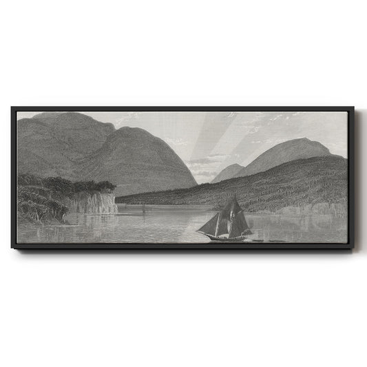 Mount Desert, Coast of Maine - Floater Framed Canvas Print