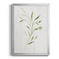 Windblown Leaves II - Modern Framed Canvas Print