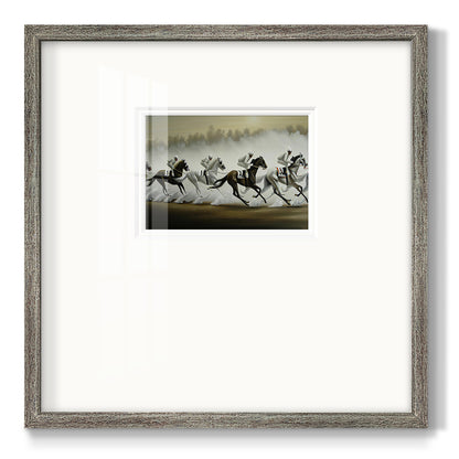 Dusty Race Premium Framed Print Double Matboard