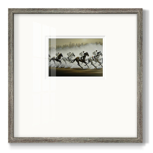 Dusty Race Premium Framed Print Double Matboard