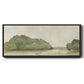 On Course I - Floater Framed Canvas Print