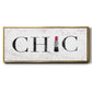 Chic - Floater Framed Canvas Print