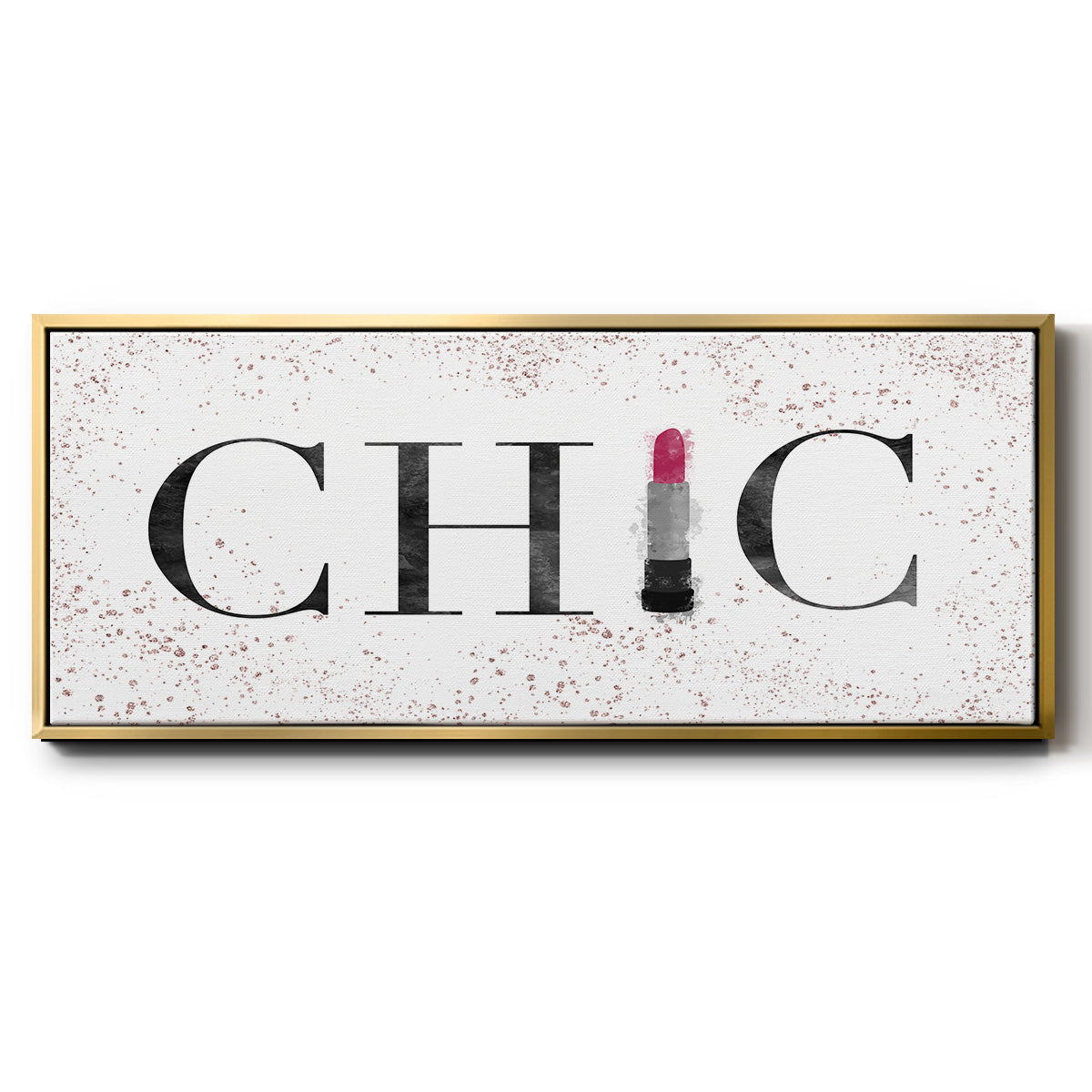 Chic - Floater Framed Canvas Print
