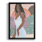 Curly Lady I - Modern Framed Canvas Print