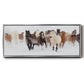 Pasture Run - Floater Framed Canvas Print