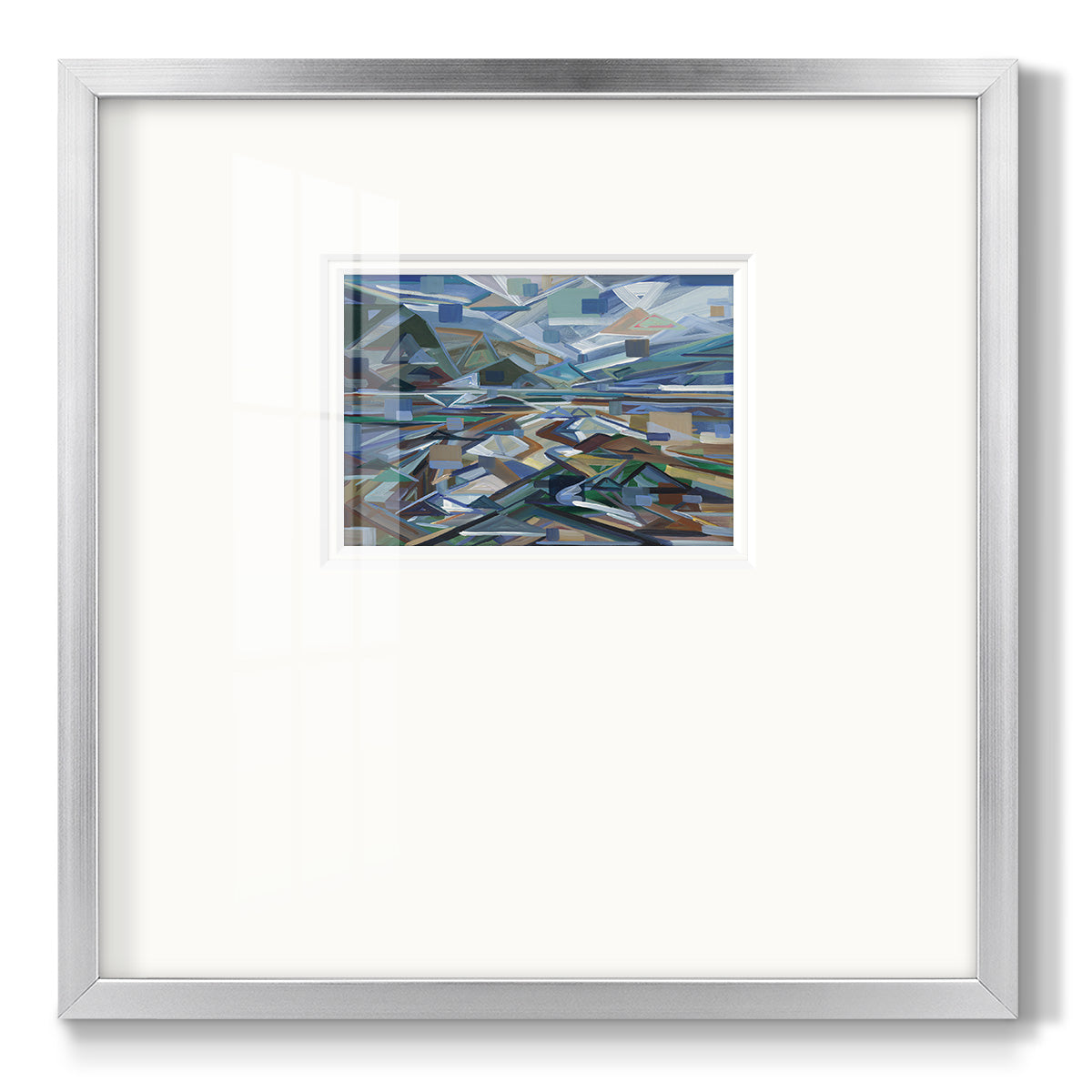 Low Tide - Double Matboard Framed Print
