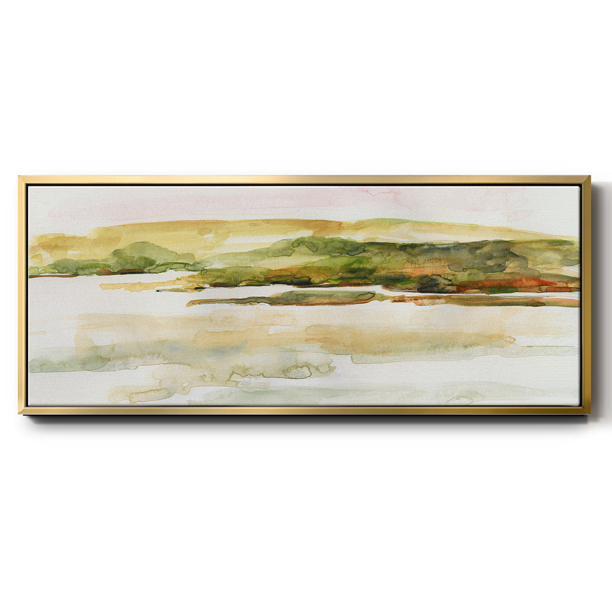 Coastal Morning - Floater Framed Canvas Print