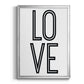 Bold Love II - Modern Framed Canvas Print