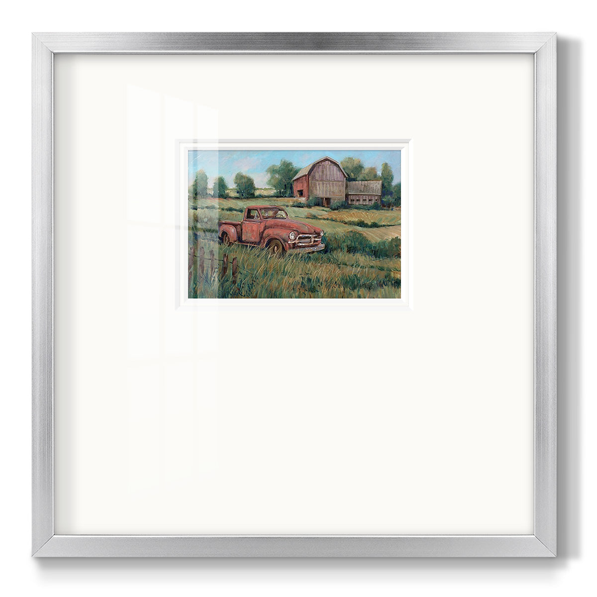 Rusting Away II - Double Matboard Framed Print