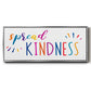 Rainbow Kindness - Floater Framed Canvas Print