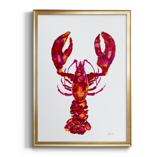 Lobster - Modern Framed Canvas Print