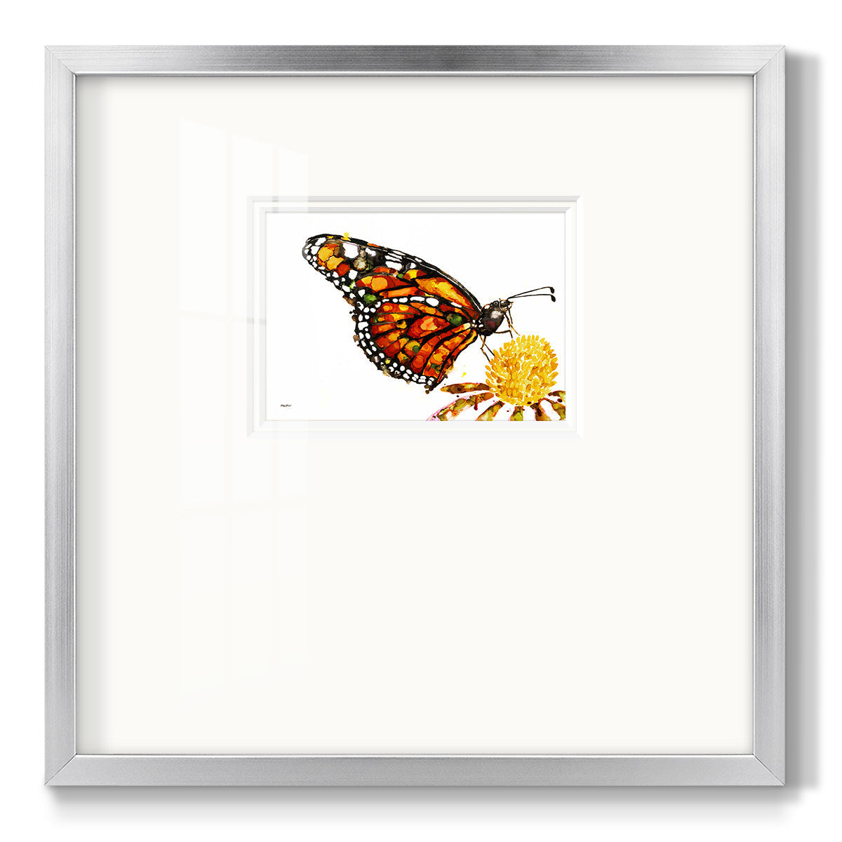 Wings I - Double Matboard Framed Print
