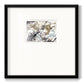 Marbelized Abstract - Double Matboard Framed Print