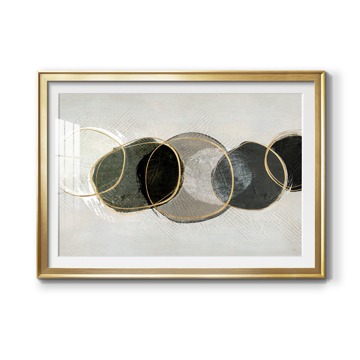 River Rock Premium Framed Print - Ready to Hang