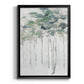 Impasto Tree Line II - Modern Framed Canvas Print