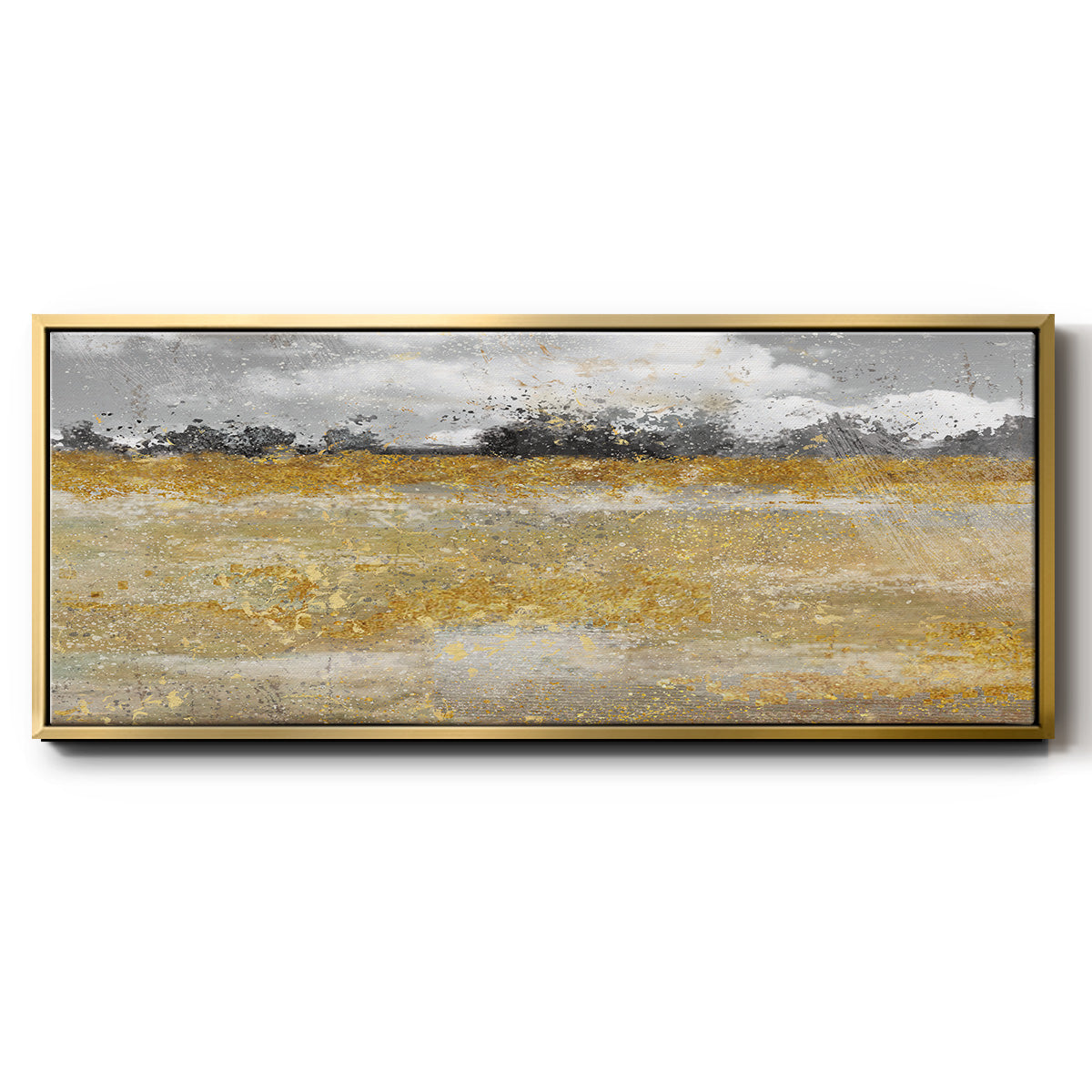 Meadow Shimmer II - Floater Framed Canvas Print
