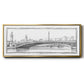 Pont Alexandre III - Floater Framed Canvas Print