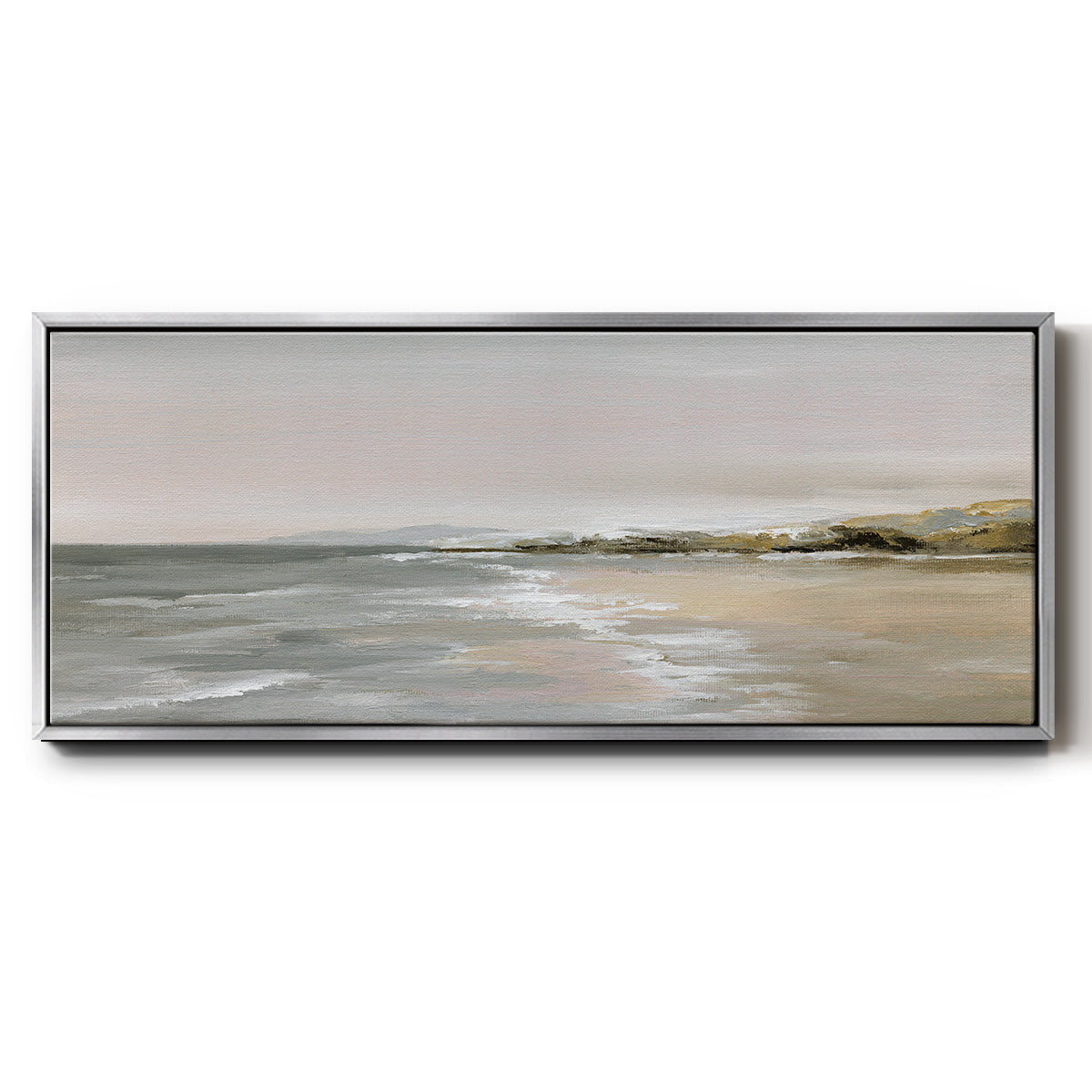 New Shore - Floater Framed Canvas Print