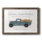 Fresh Sunflowers Truck - Barnwood Framed Art Print