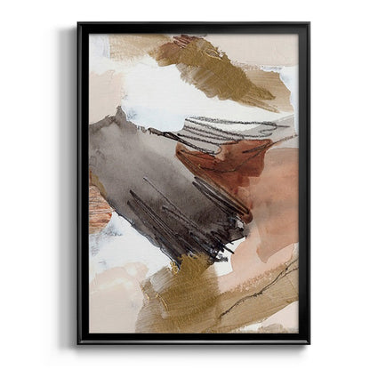 Antique Gold III - Modern Framed Canvas Print