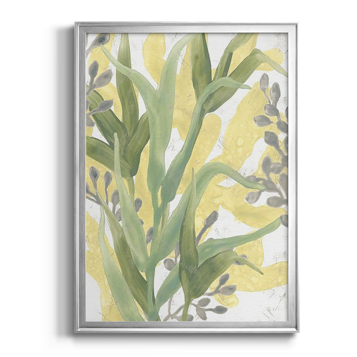 Sea Grass Fresco II - Modern Framed Canvas Print