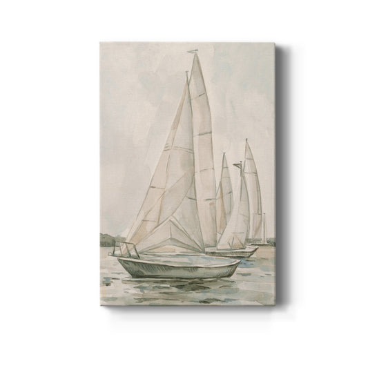 Sail Scribble II Premium Gallery Wrapped Canvas - Ready to Hang