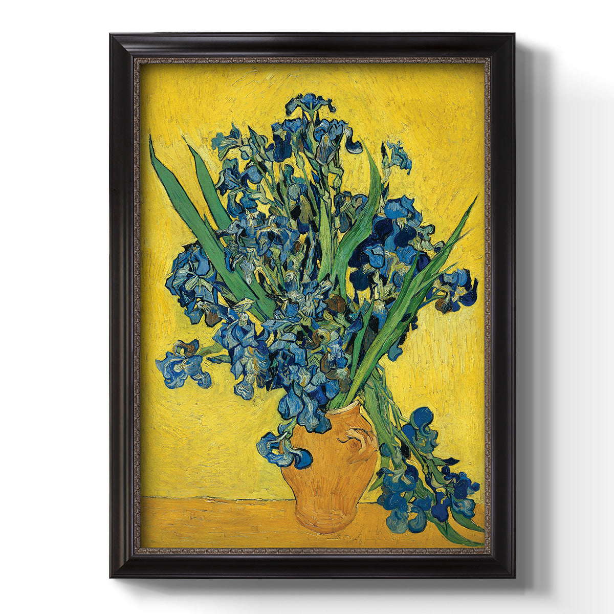 Irises, 1890 - Ornate Framed Canvas Print