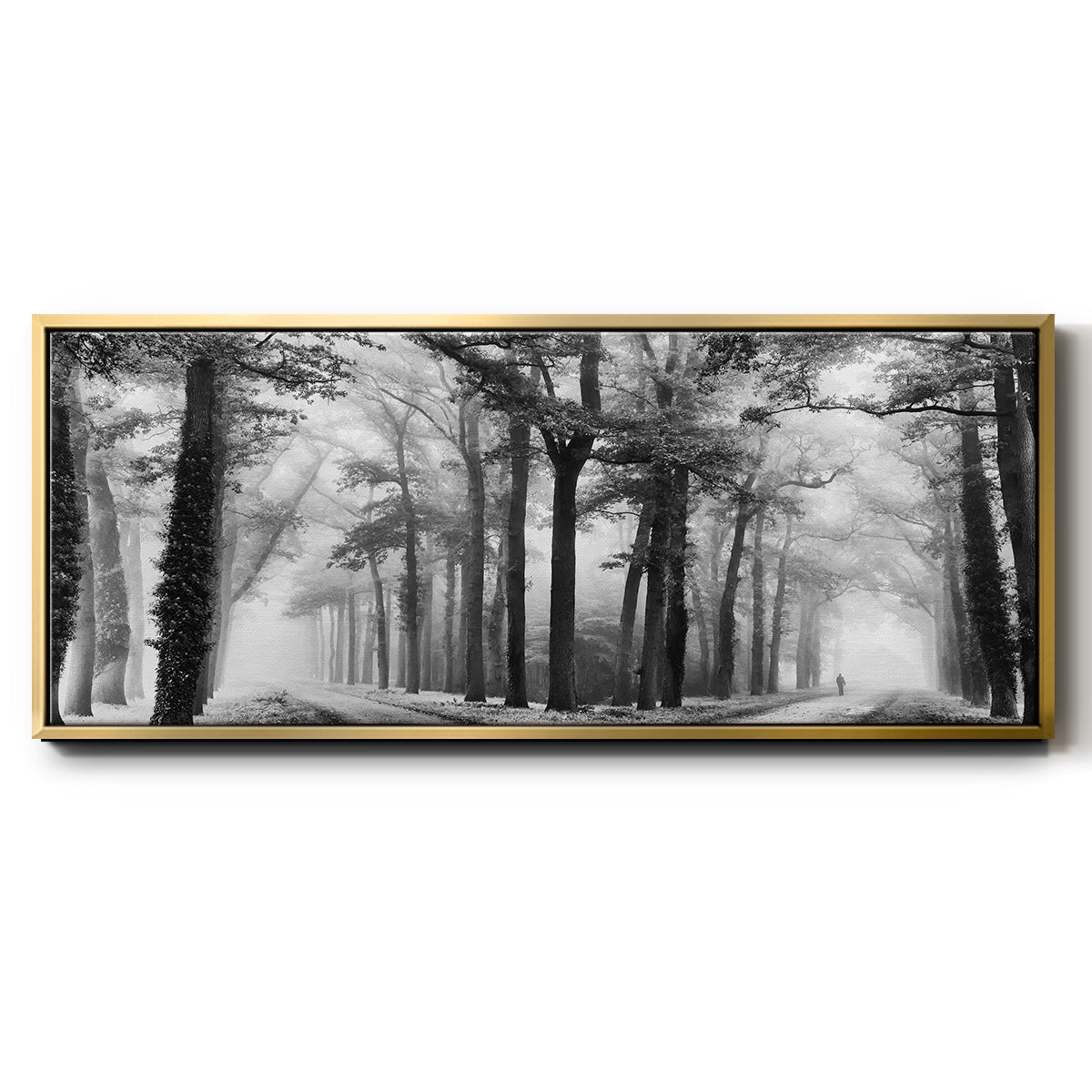 Turning Left Wasn't Right - Floater Framed Canvas Print