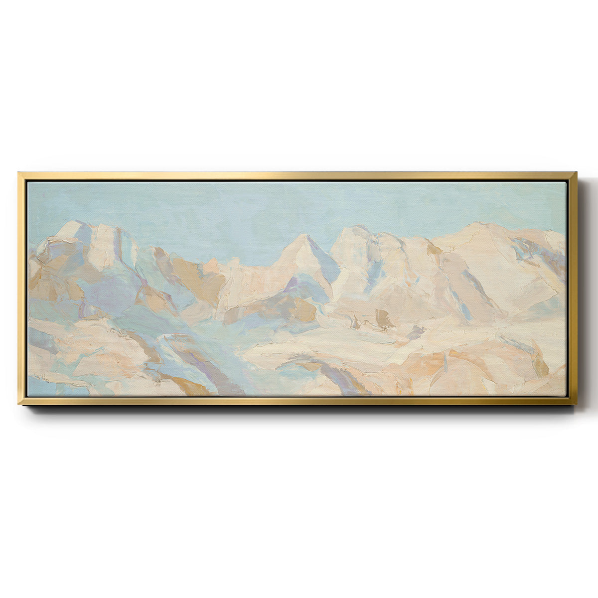 Mountain Scape - Floater Framed Canvas Print