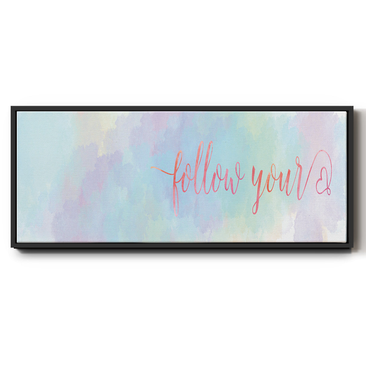 Follow Your - Floater Framed Canvas Print