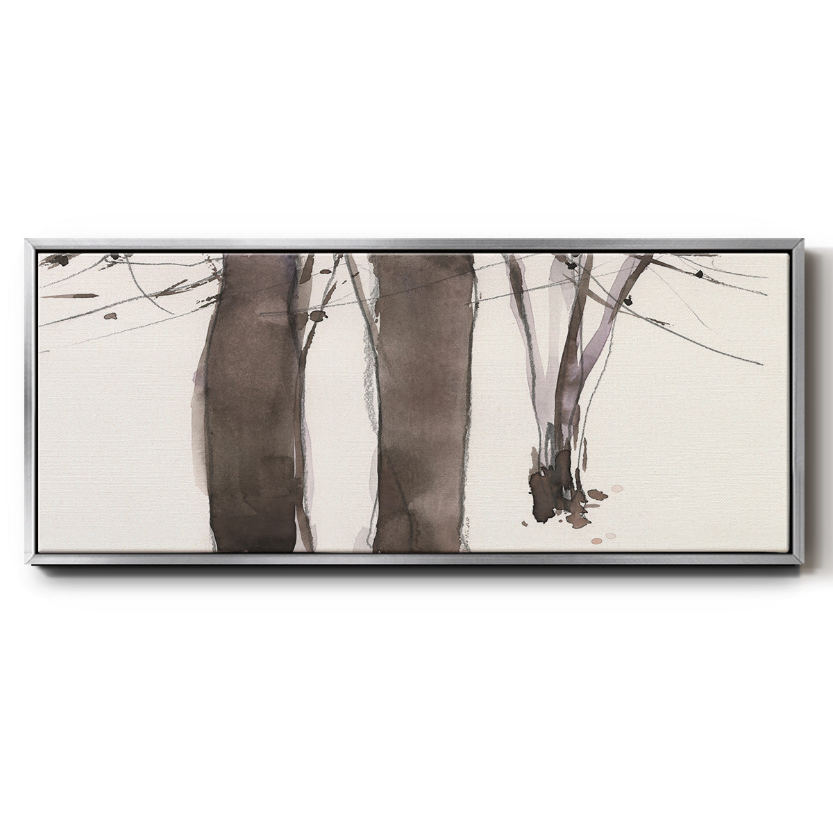 Under the Winter Tree II - Floater Framed Canvas Print