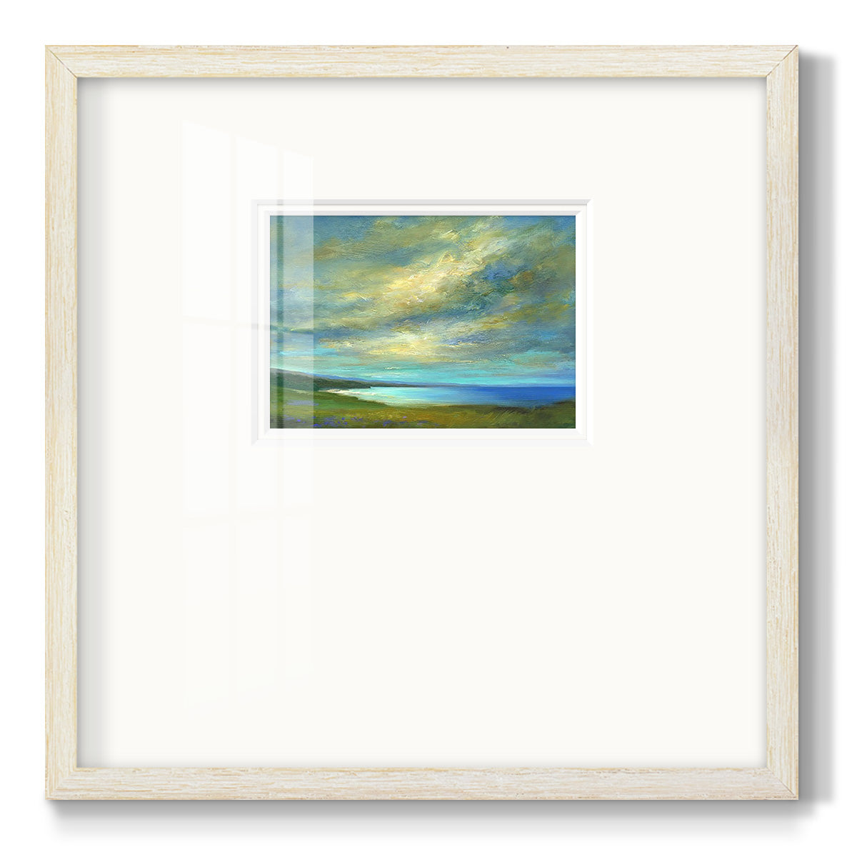 Coastal Views I - Double Matboard Framed Print