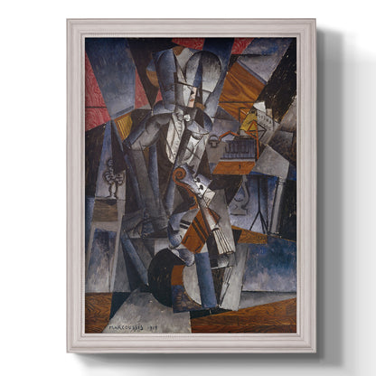 The Musician - Ornate Framed Canvas Print