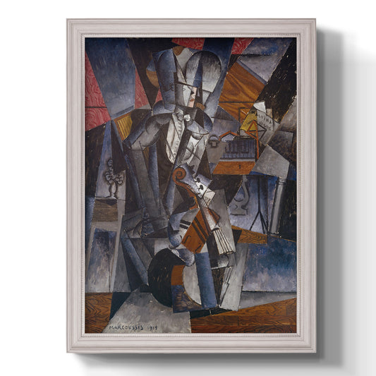 The Musician - Ornate Framed Canvas Print