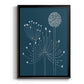 Graphic Alliums II - Modern Framed Canvas Print