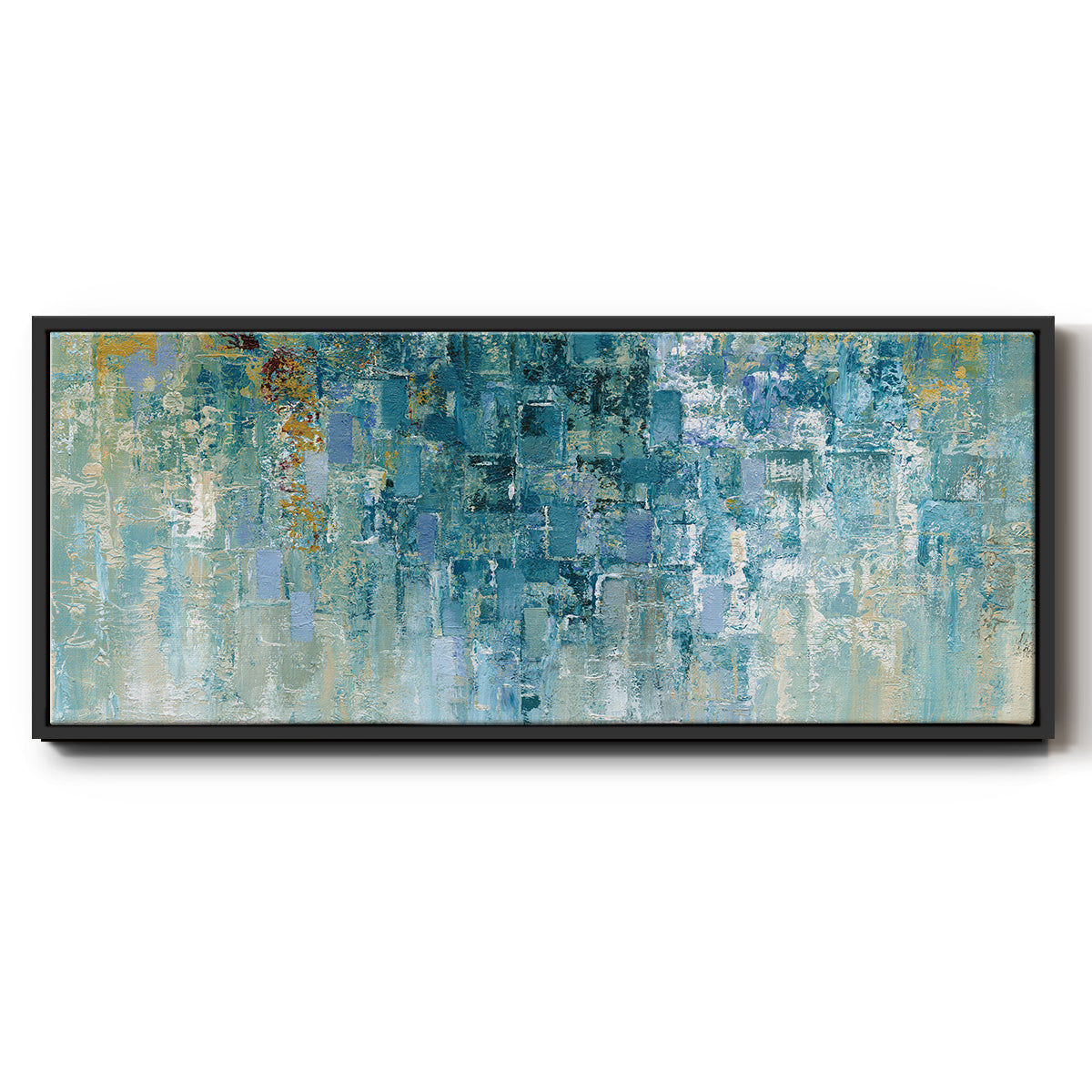 I Love the Rain - Floater Framed Canvas Print