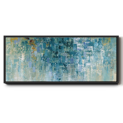 I Love the Rain - Floater Framed Canvas Print