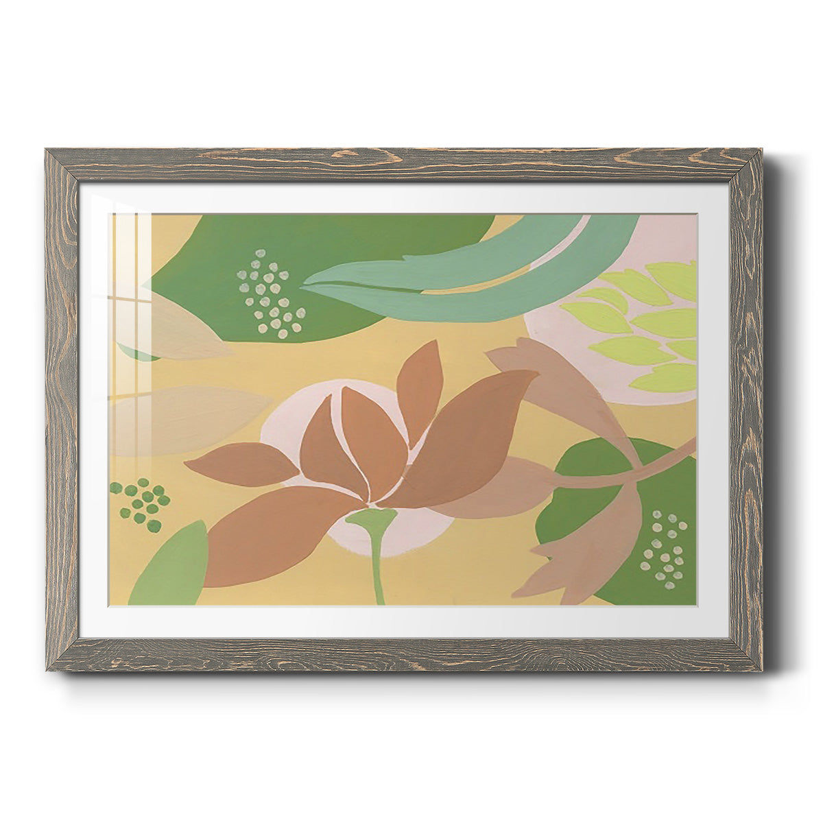 Neutral Blooms I-Premium Framed Print - Ready to Hang