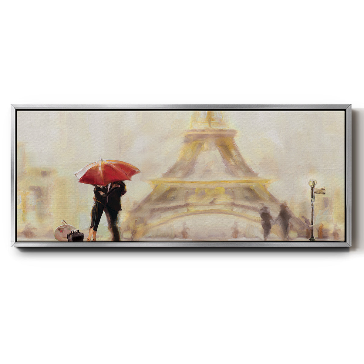 Paris Moment - Floater Framed Canvas Print