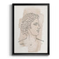 Greek Busts IV - Modern Framed Canvas Print