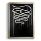 Weeping Ribbon II - Modern Framed Canvas Print