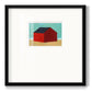 Big Red One III - Double Matboard Framed Print